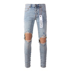 Men's Purple Jeans 9010