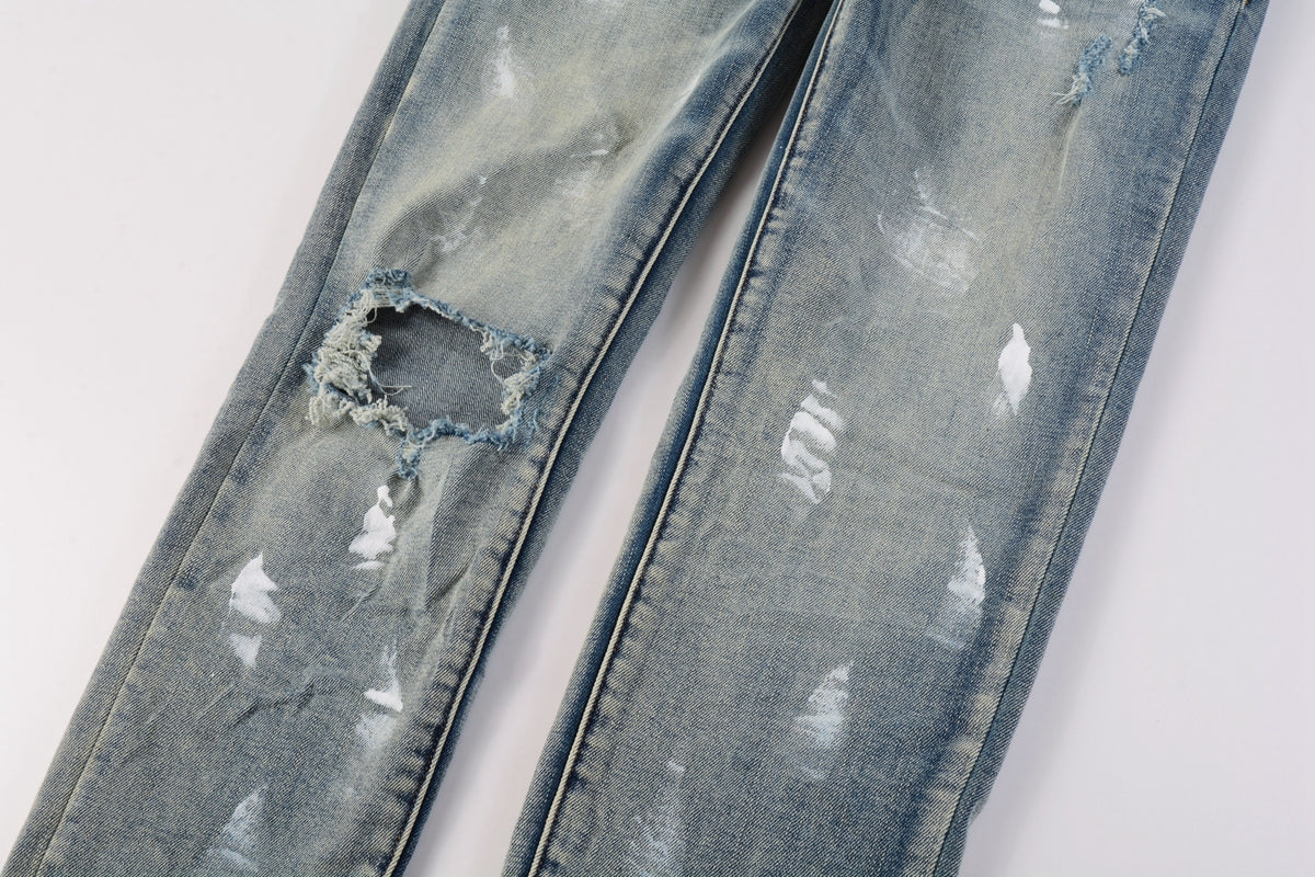 Men's Purple Jeans 9043