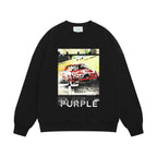 Purple  Sweatshirt