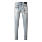 Men's Purple Jeans 9050