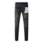 Men's Purple Jeans 9036