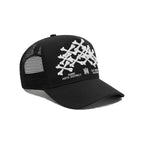 CASADEPT-AMIRI BONES STACKED TRUCKER HAT