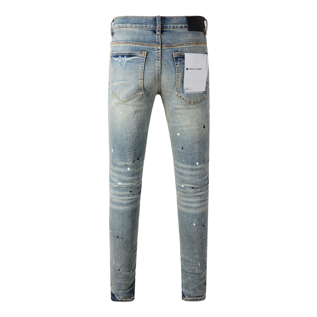 Men's Purple Jeans 9050-1