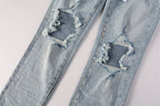 Men's Purple Jeans 9010