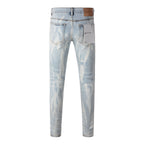 Men's Purple Jeans 7017