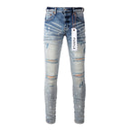 Men's Purple Jeans 9003