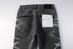 Men's Purple Jeans 9056