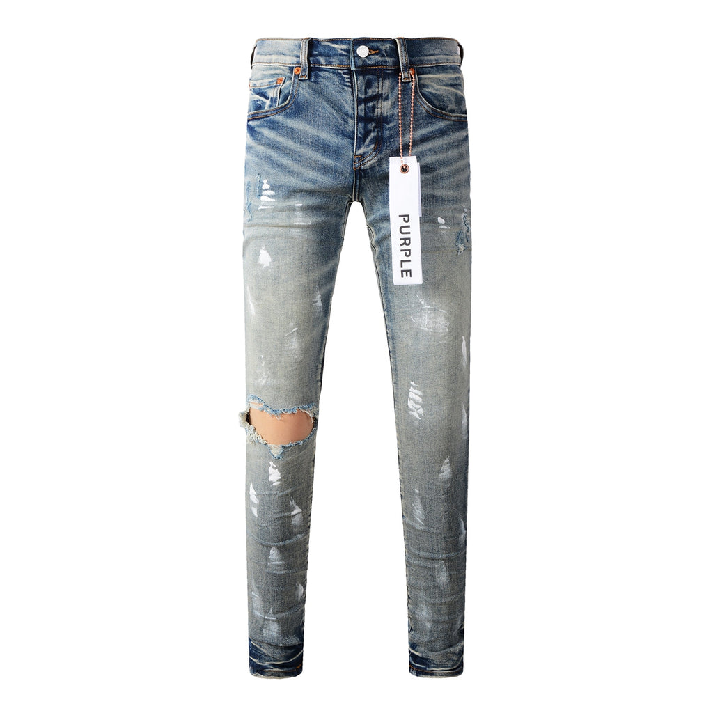 Men's Purple Jeans 9043