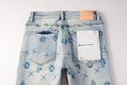 Men's Purple Jeans 9063