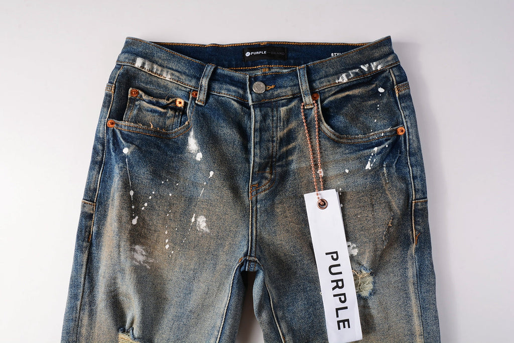 Men's Purple Jeans 9012