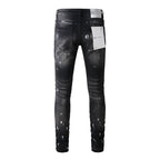 Men's Purple Jeans 9002
