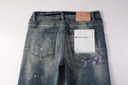 Men's Purple Jeans 9025
