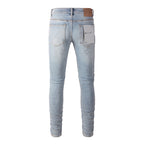 Men's Purple Jeans 9010