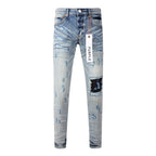 Men's Purple Jeans 9038