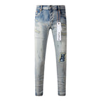 Men's Purple Jeans 9050