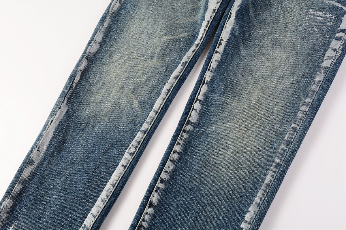 Men's Purple Jeans 9040