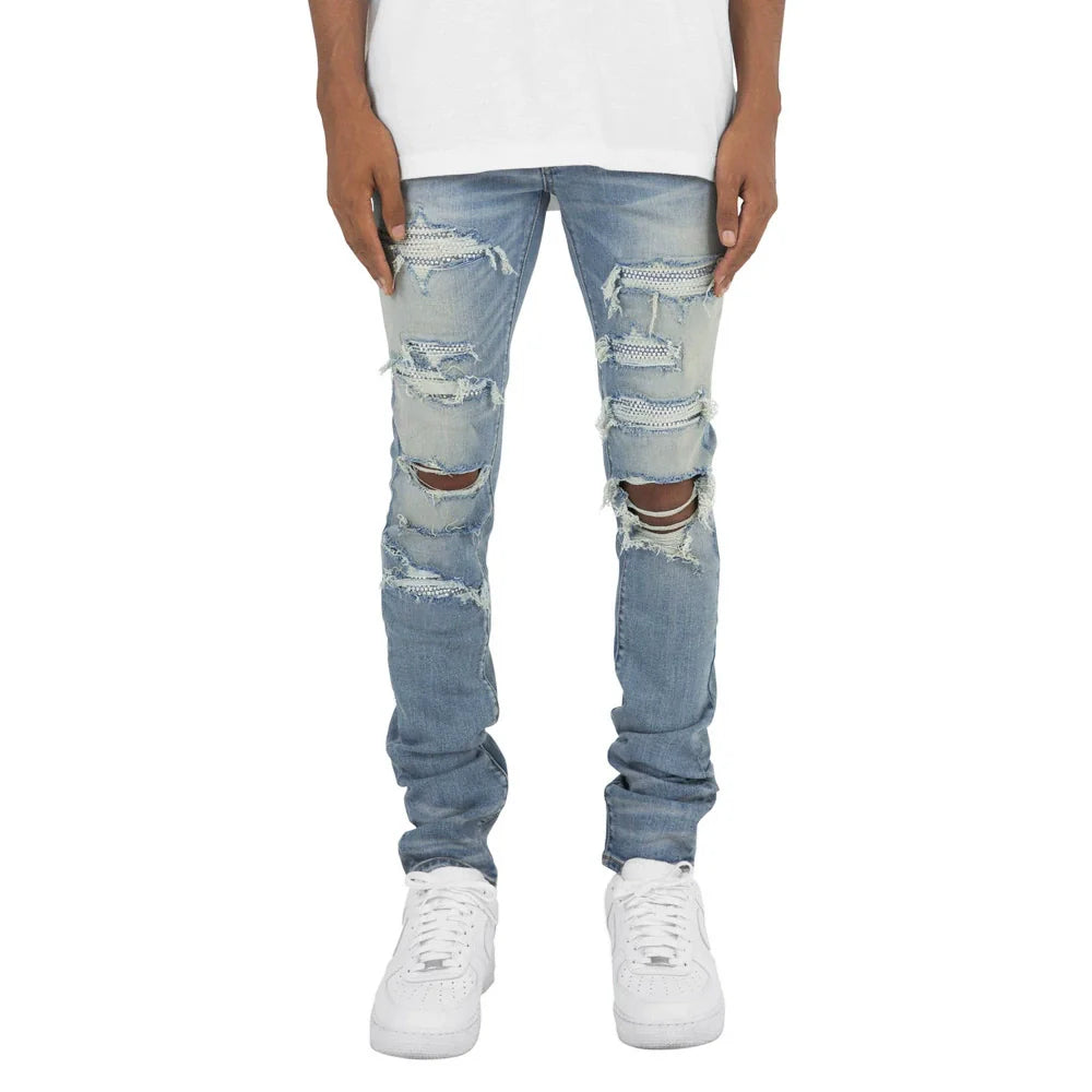 American street fashion jeans