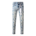 Men's Purple Jeans 9063