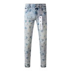 Men's Purple Jeans 9063