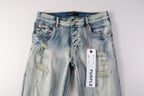 Men's Purple Jeans 9050