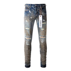 Men's Purple Jeans 9012