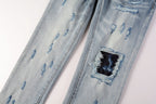 Men's Purple Jeans 9038