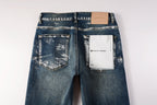 Men's Purple Jeans 9040