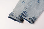 Men's Purple Jeans 9038