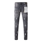 Men's Purple Jeans 9039