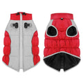 Red Warm Jacket Waterproof Clothes For Dog Winter Pet Costume Coat Vest